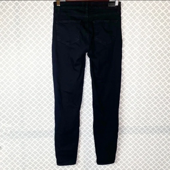 EUC Paige Dice Black Destructed Verdugo Ankle Jean - Picture 10 of 12